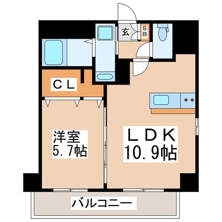 ダコタハウス世安の物件間取画像